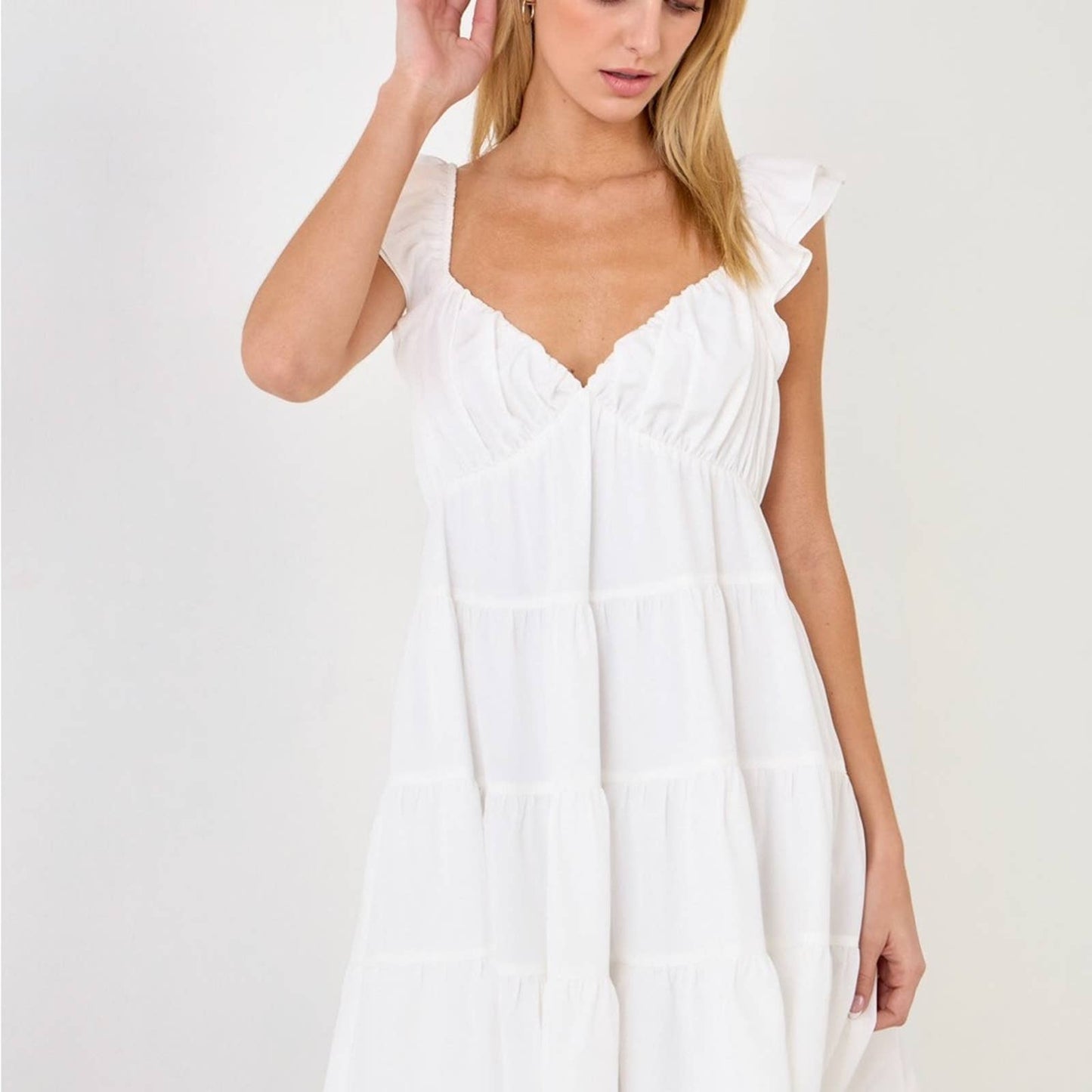 Endless Rose White Mini Dress