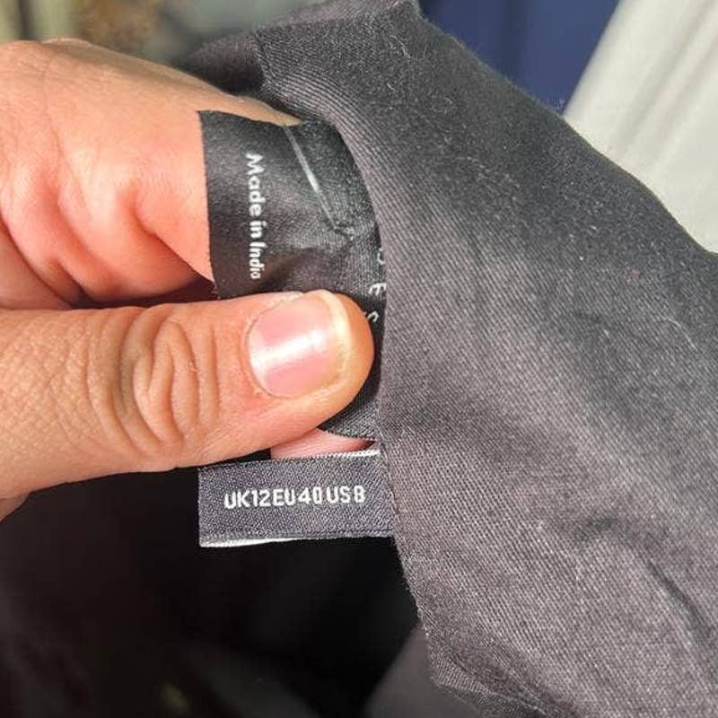 Twill Collared Button Midi Smock Dress