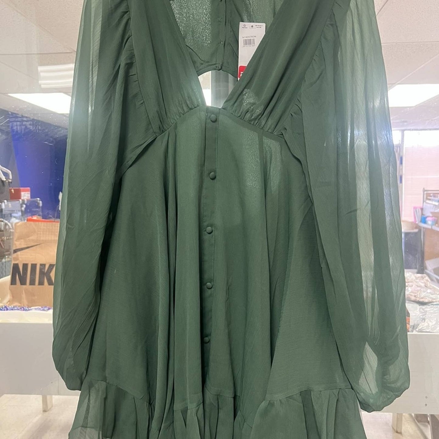 Mini Dress Green