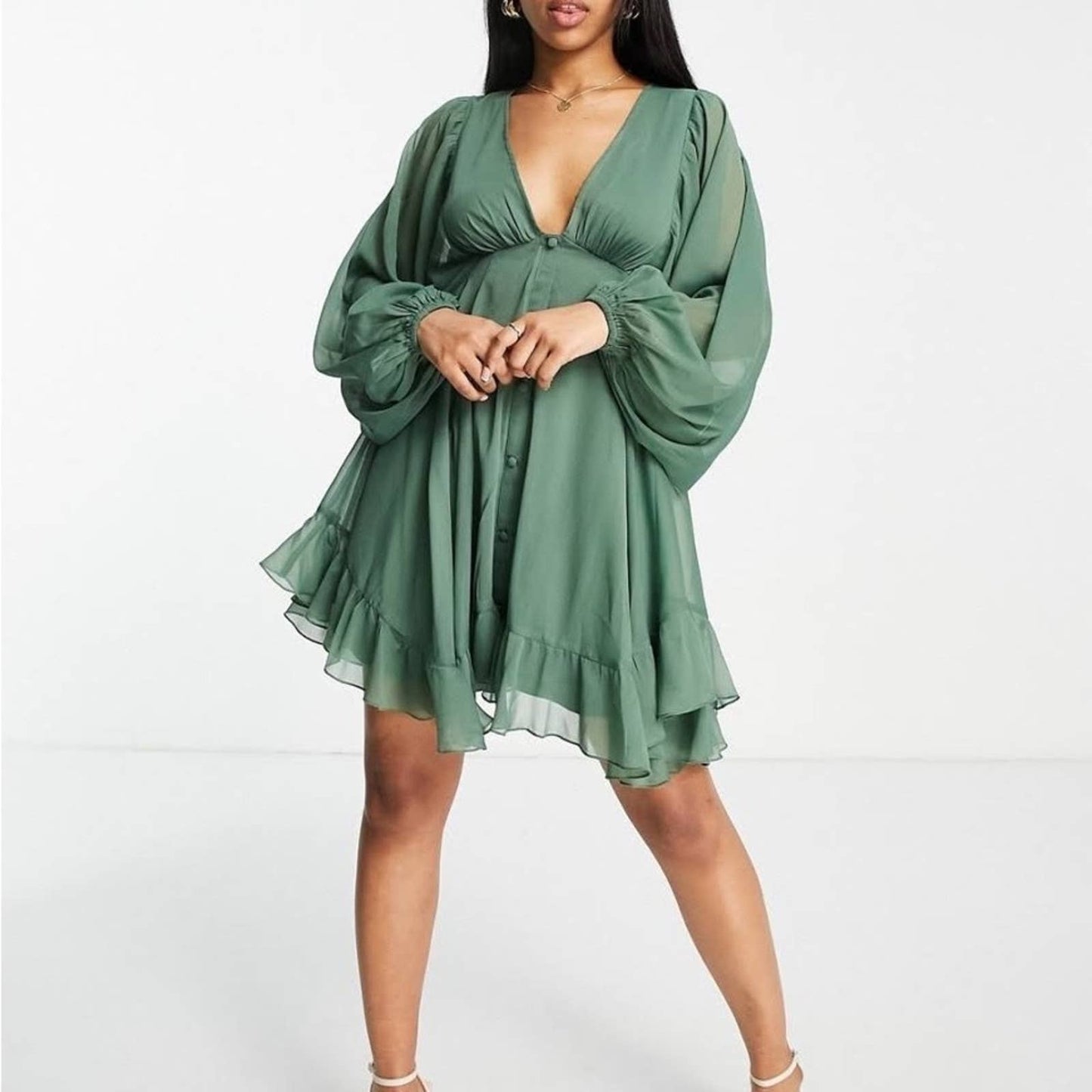 Mini Dress Green