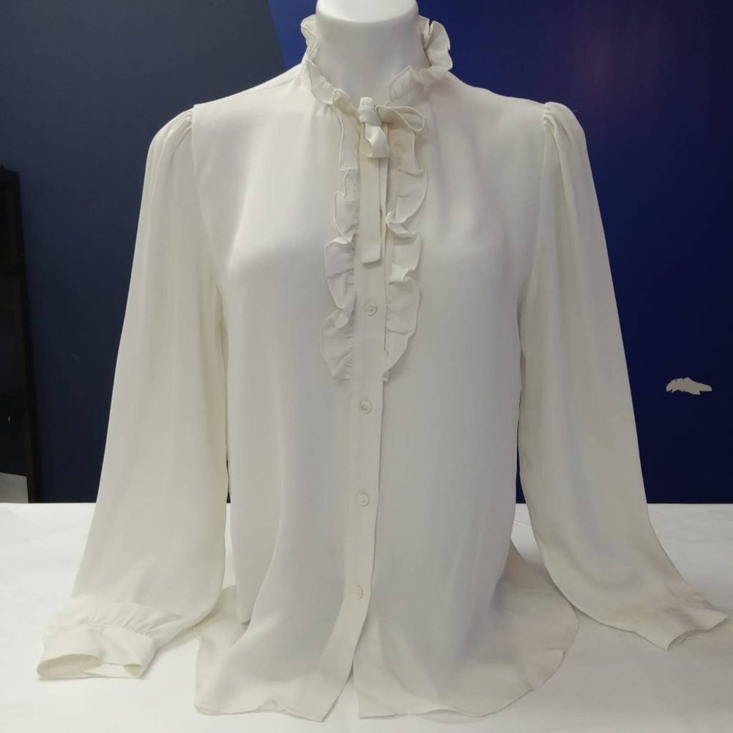 NILI LOTAN   Miera Shirt In Ivory NWOT