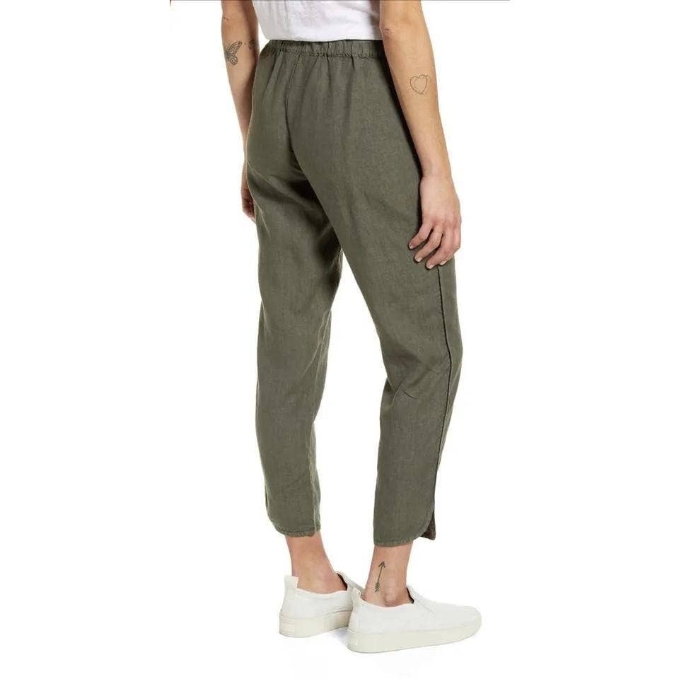 TULIP HEM LINEN PANTS