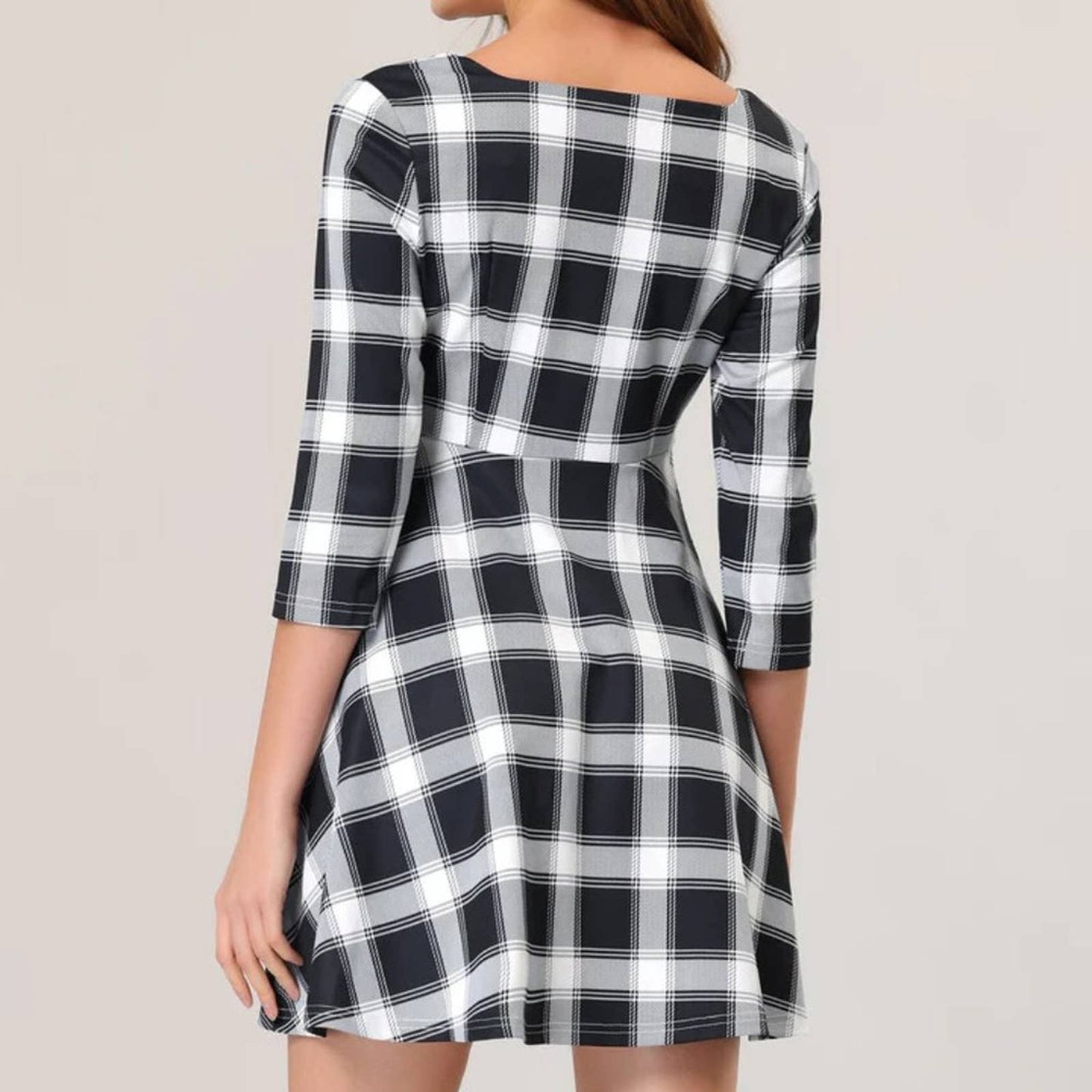 BEAUTIFUL PLAID DRESS