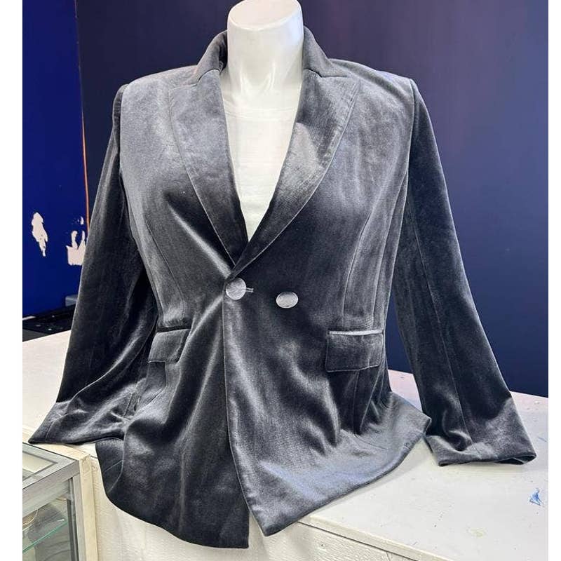 LISUEYNE Collection Velvet Blazer